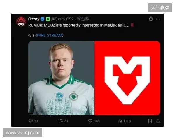 爆料：MOUZ有意引入Magisk出任指挥，Brollan或将下放